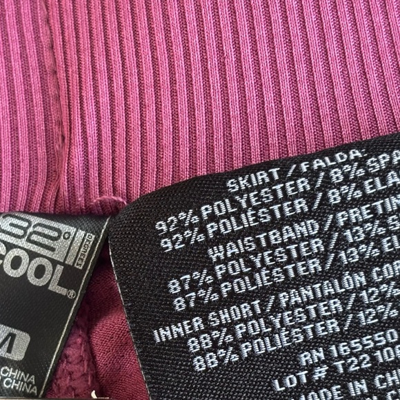 32 Degrees Pink Skater Mini Skirt with Slit - Picture 12 of 16